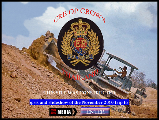A screenshot of the index page of the original creopcrown website.