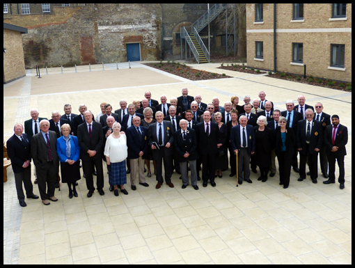 A group shot of the guests at the WO's and Sgt's Mess lunch.