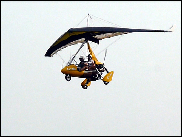 Flexwing P&M 450 U-P98 flies through the skies of Sa Kaeo province Thailand