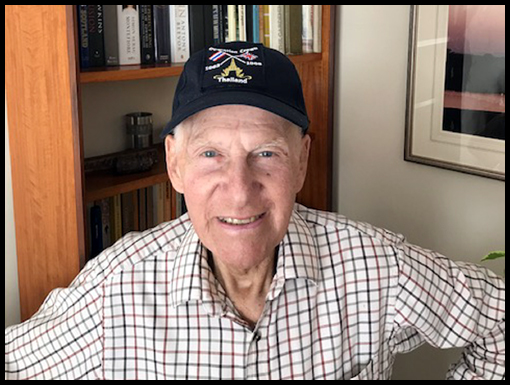 Major 'Freddie' Rose proudly wearing his OCA hat.