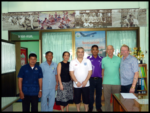 A group pix after successful talks on the airfield Celebration November 2015.