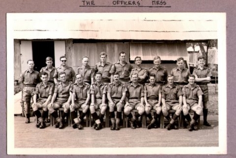 The inhabitants of the Officers Mess circa 64/65