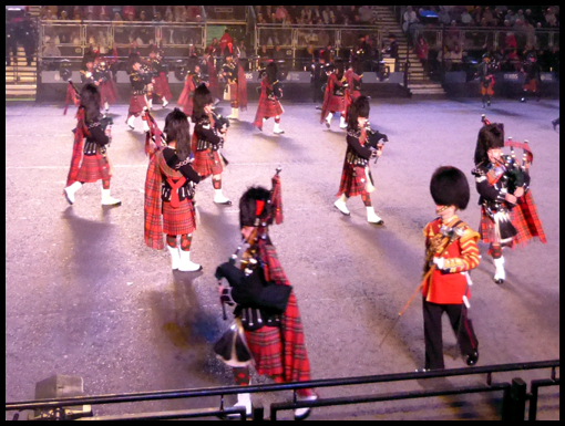 The Pipers at the Edinburgh Tattoo 2013