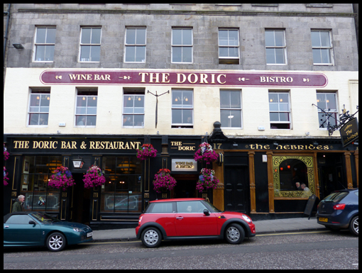 A view of The Doric bar and restaurant.