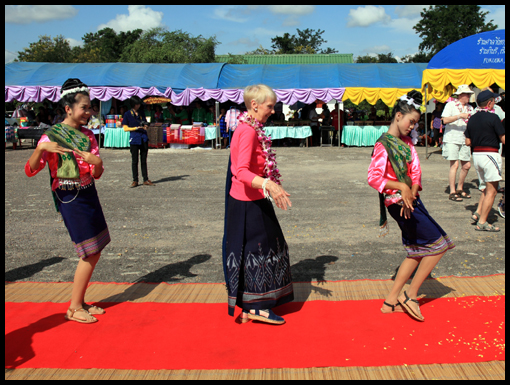 June Stanbridge shows she's still got the moves.
