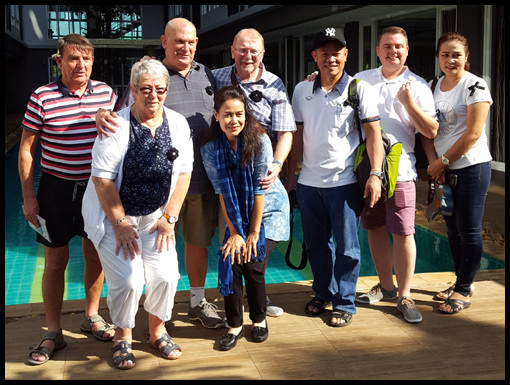 The group picture before we leave the Ozone Boutique hotel.
