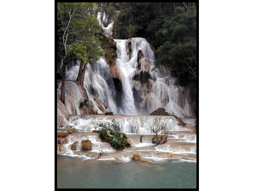 The glorious Kuang Si falls Luang Prabang.