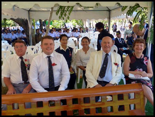 The OCA representatives for the Ubon Remembrance Ceremony 2017