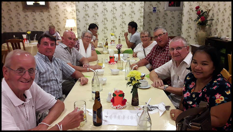 A final dinner together before departing for home shores. Bon Voyage!