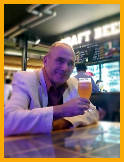 An image of Mike Chapman reflecting his relaxed easy going attitude to life.