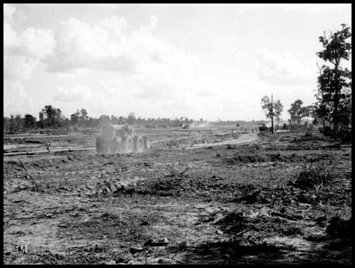 he changes to the landscape from rice paddi to runway profile, took a lot of time and work