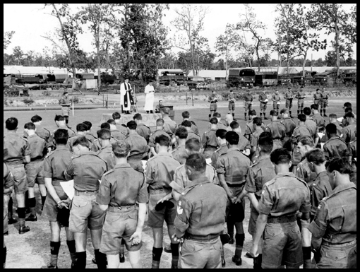 The Crown contingent attends the 1964 Remembrance Parade.