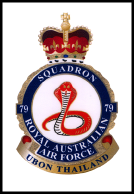 A custom designed badge for 79 Sqn Ubon