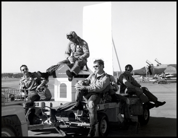 RAAF Phantom pilots await the call to scramble