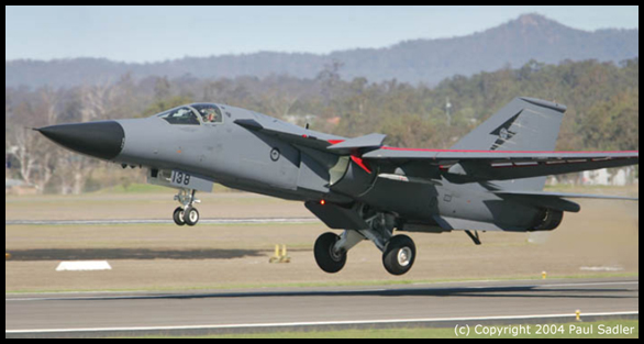 An image of an RAAF F1-11 aircraft