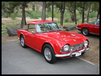 Dav's red TR4